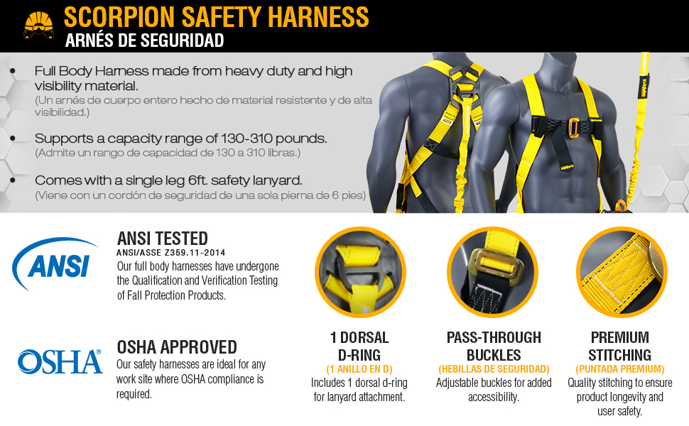 KwikSafety, Scorpion, Safety Harness